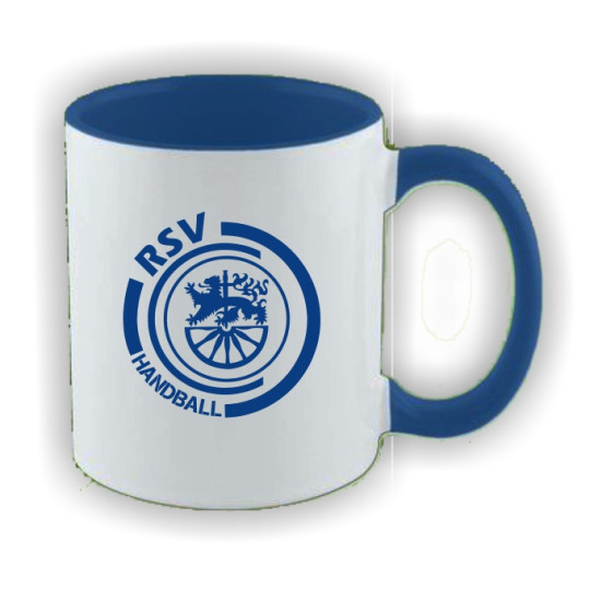 Radeberger SV Tasse weiß/blau 