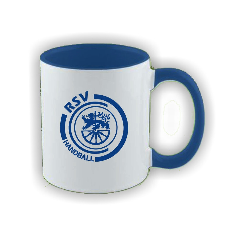 Radeberger SV Tasse weiß/blau 